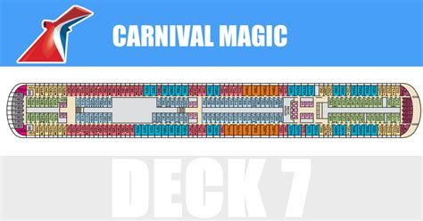 An Overview of the Carnival Magic Deckplan: From Bow to Stern